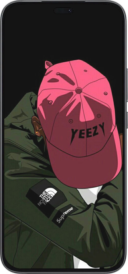 Силиконовый чехол logo de yeezy для Huawei Honor 400 Lite 5G - 3995u-3993 изображение 