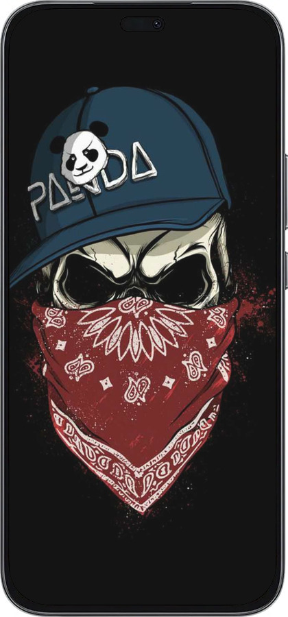 Силиконовый чехол Череп в кепке для Huawei Honor 400 Lite 5G - 4127u-3993 изображение 