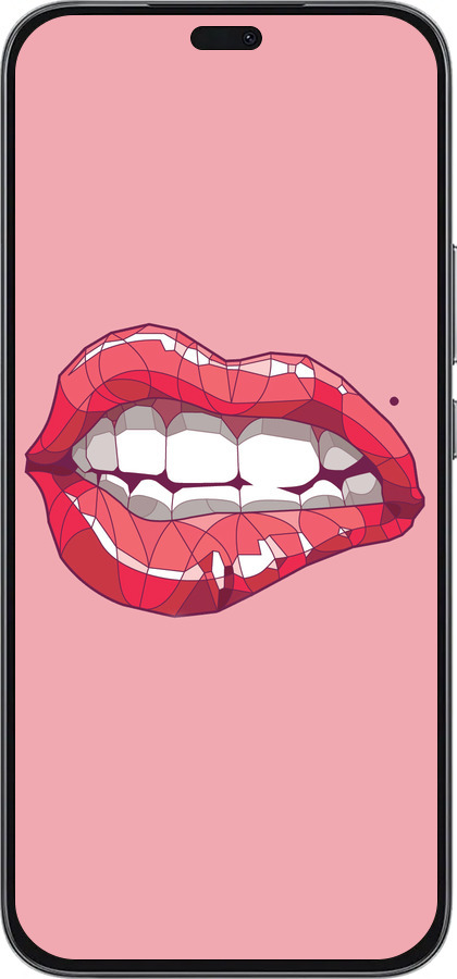 Силиконовый чехол Sexy lips для Huawei Honor 400 Lite 5G - 4174u-3993 изображение 