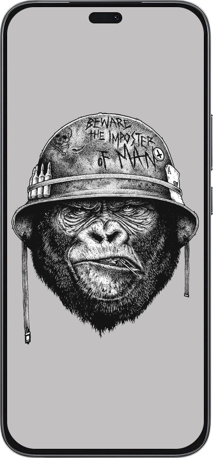 Силиконовый чехол military monkey для Huawei Honor 400 Lite 5G - 4177u-3993 изображение 