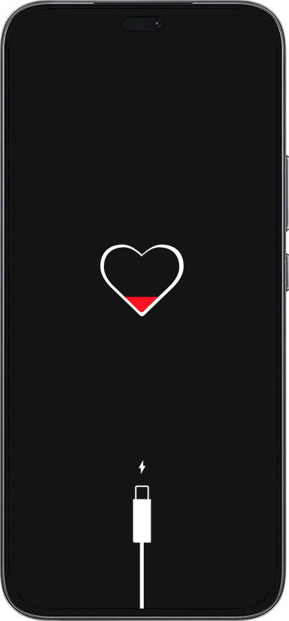 Силиконовый чехол Подзарядка сердца для Huawei Honor 400 Lite 5G - 4274u-3993 изображение 