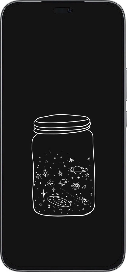 Силиконовый чехол Космос в банке для Huawei Honor 400 Lite 5G - 4297u-3993 изображение 