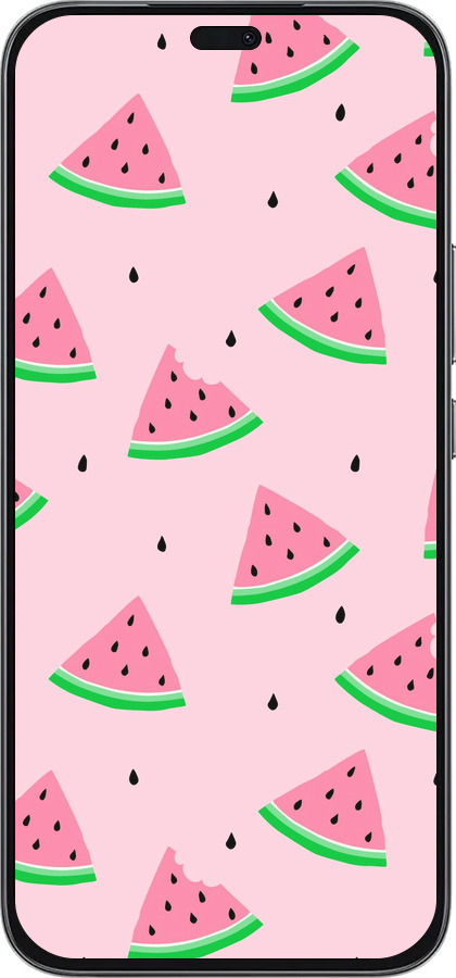 Силиконовый чехол Розовый арбуз для Huawei Honor 400 Lite 5G - 4314u-3993 изображение 