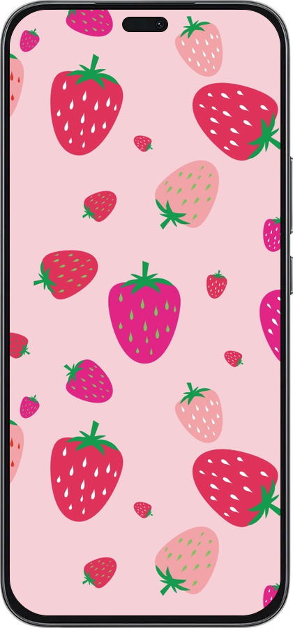 Силиконовый чехол Клубнички для Huawei Honor 400 Lite 5G - 4332u-3993 изображение 