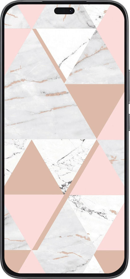 Силиконовый чехол Мраморная симметрия для Huawei Honor 400 Lite 5G - 4344u-3993 изображение 