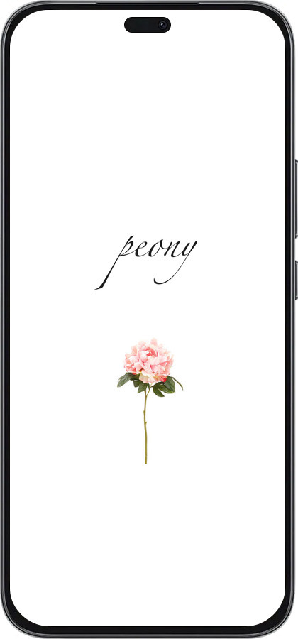 Силиконовый чехол Пион для Huawei Honor 400 Lite 5G - 4366u-3993 изображение 