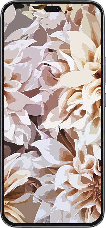 Силиконовый чехол пионы акварелью для Huawei Honor 400 Lite 5G - 4376u-3993 изображение 