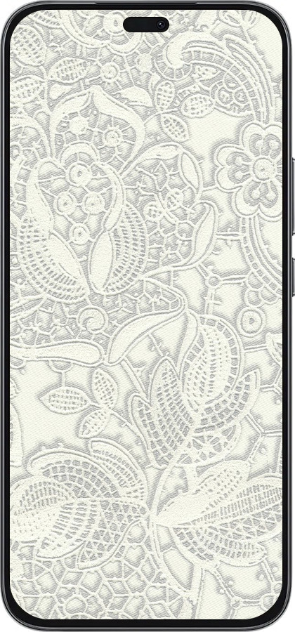 Силиконовый чехол Белое кружево для Huawei Honor 400 Lite 5G - 4383u-3993 изображение 