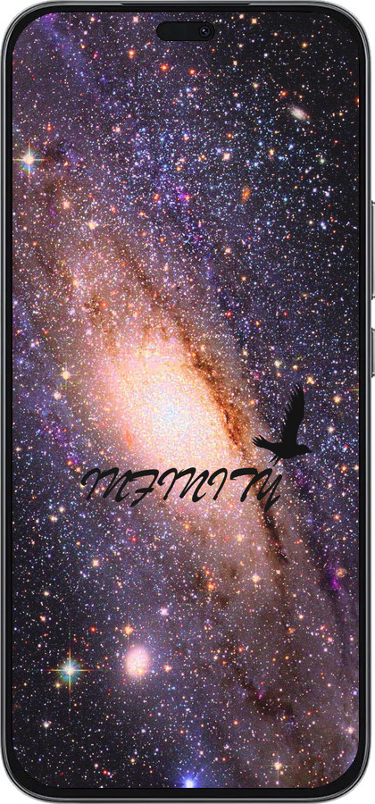 Силиконовый чехол Бесконечность для Huawei Honor 400 Lite 5G - 4390u-3993 изображение 