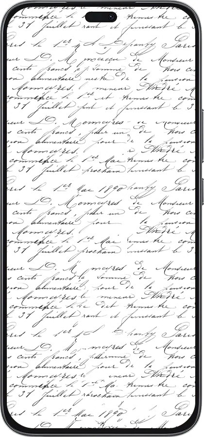 Силиконовый чехол Прописной шрифт для Huawei Honor 400 Lite 5G - 4475u-3993 изображение 