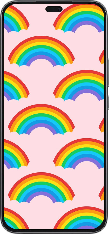 Силиконовый чехол Rainbows для Huawei Honor 400 Lite 5G - 4478u-3993 изображение 