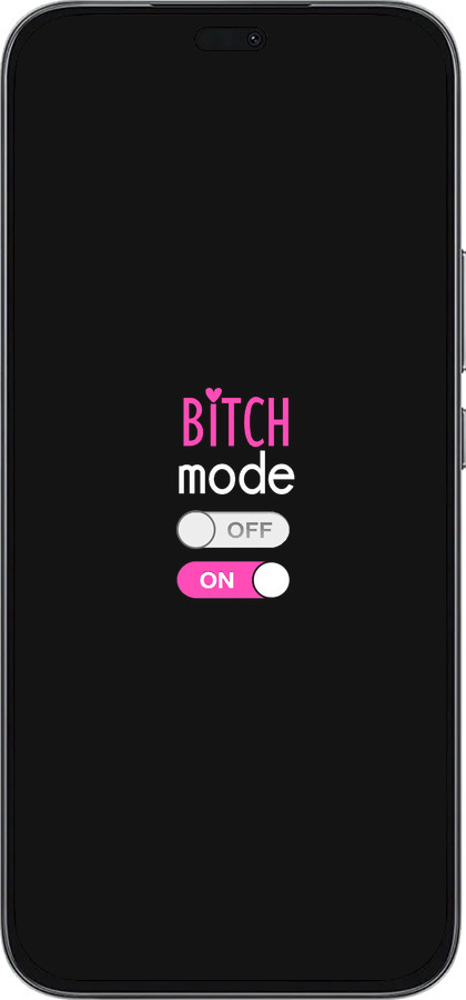 Силиконовый чехол Bitch mode для Huawei Honor 400 Lite 5G - 4548u-3993 изображение 