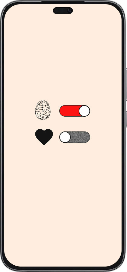 Силиконовый чехол Любовь и ум для Huawei Honor 400 Lite 5G - 4553u-3993 изображение 