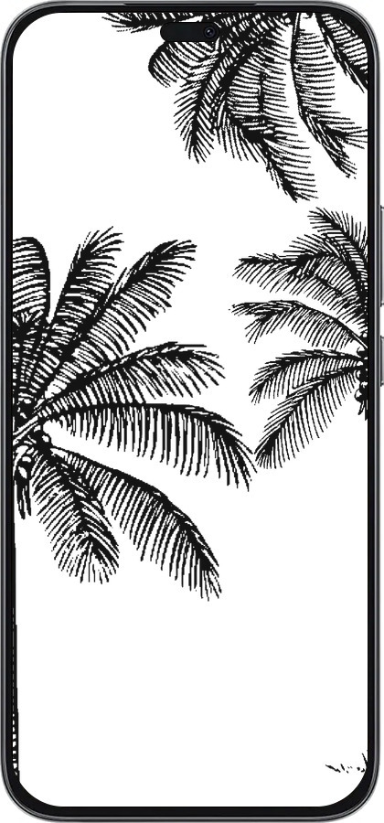 Силиконовый чехол Пальмы1 для Huawei Honor 400 Lite 5G - 4634u-3993 изображение 