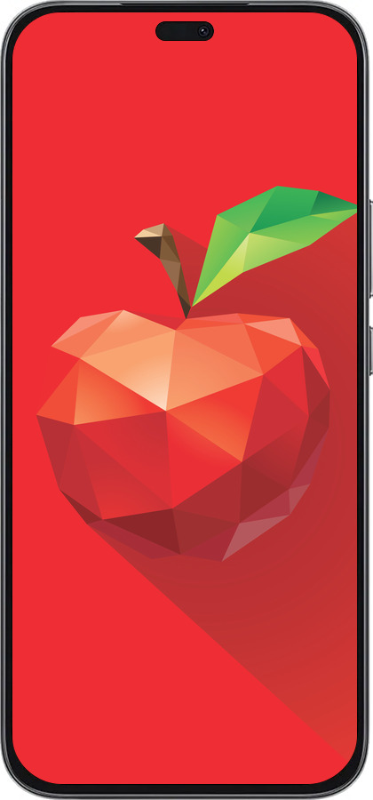 Силиконовый чехол Яблоко для Huawei Honor 400 Lite 5G - 4696u-3993 изображение 