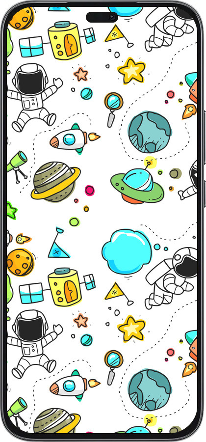 Силиконовый чехол Космос для Huawei Honor 400 Lite 5G - 4735u-3993 изображение 