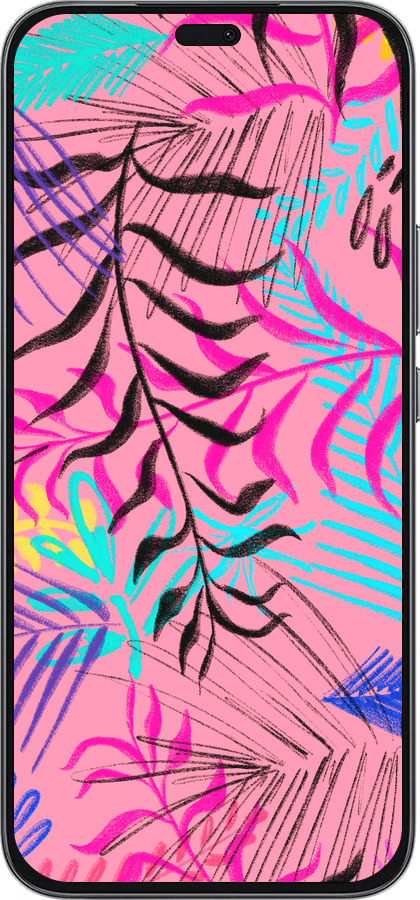 Силиконовый чехол Растительный узор 2 для Huawei Honor 400 Lite 5G - 4740u-3993 изображение 