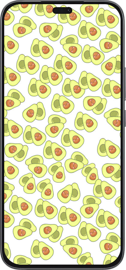 Силиконовый чехол Весёлые авокадо для Huawei Honor 400 Lite 5G - 4799u-3993 изображение 