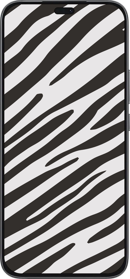 Силиконовый чехол Классическая зебра для Huawei Honor 400 Lite 5G - 4874u-3993 изображение 