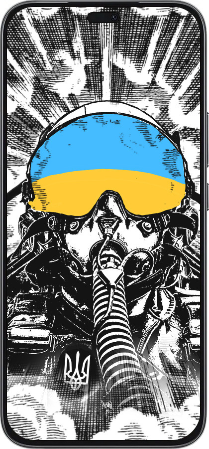 Силиконовый чехол Призрак Киева v3 для Huawei Honor 400 Lite 5G - 5307u-3993 изображение 