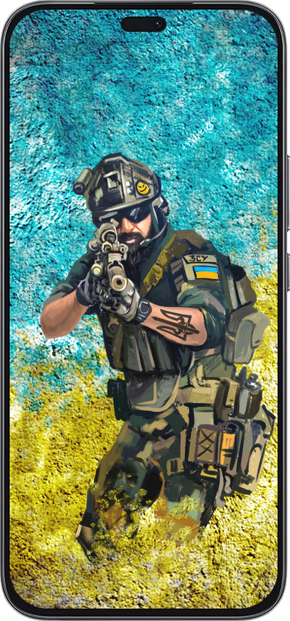 Силіконовий чехол Воїн ЗСУ для Huawei Honor 400 Lite 5G - 5311u-3993 изображение 