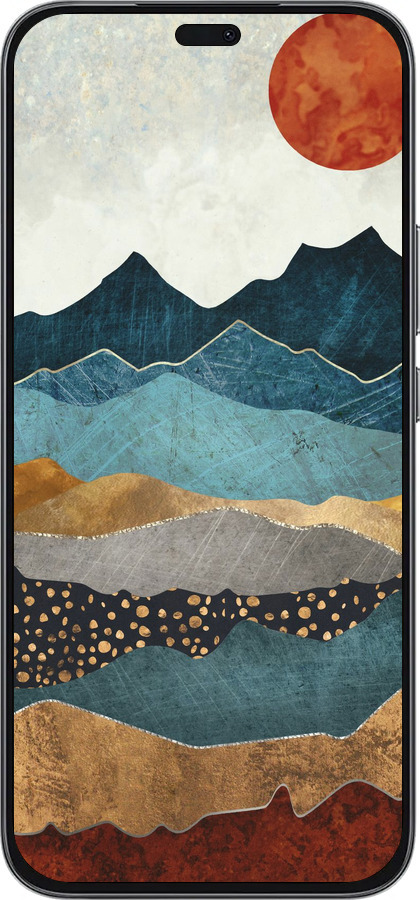 Силиконовый чехол Закат горы для Huawei Honor 400 Lite 5G - 5434u-3993 изображение 