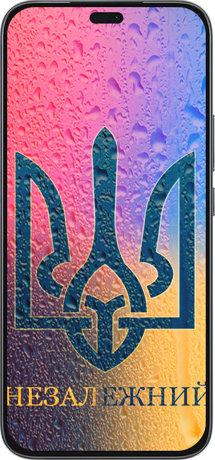 Силиконовый чехол Незалежний для Huawei Honor 400 Lite 5G - 5448u-3993 изображение 