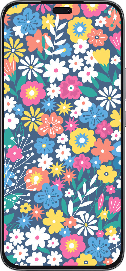 Силиконовый чехол Цветочный фон v4 для Huawei Honor 400 Lite 5G - 5494u-3993 изображение 