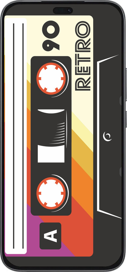 Силиконовый чехол Кассета с90 v4 для Huawei Honor 400 Lite 5G - 5532u-3993 изображение 