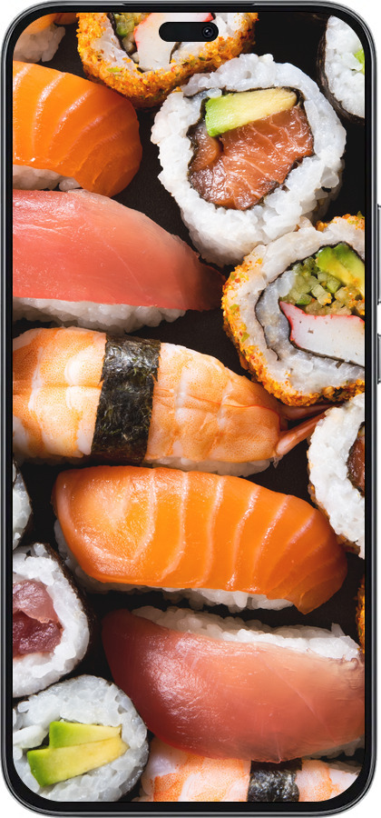 Силиконовый чехол Суши v3 для Huawei Honor 400 Lite 5G - 5540u-3993 изображение 