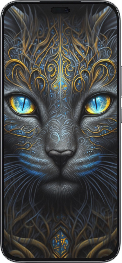 Силиконовый чехол Кошка для Huawei Honor 400 Lite 5G - 5548u-3993 изображение 