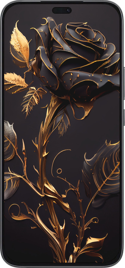 Силіконовий чехол Троянда 3 для Huawei Honor 400 Lite 5G - 5552u-3993 изображение 