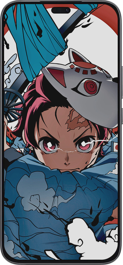 Силиконовый чехол Танджиро Камадо для Huawei Honor 400 Lite 5G - 5574u-3993 изображение 