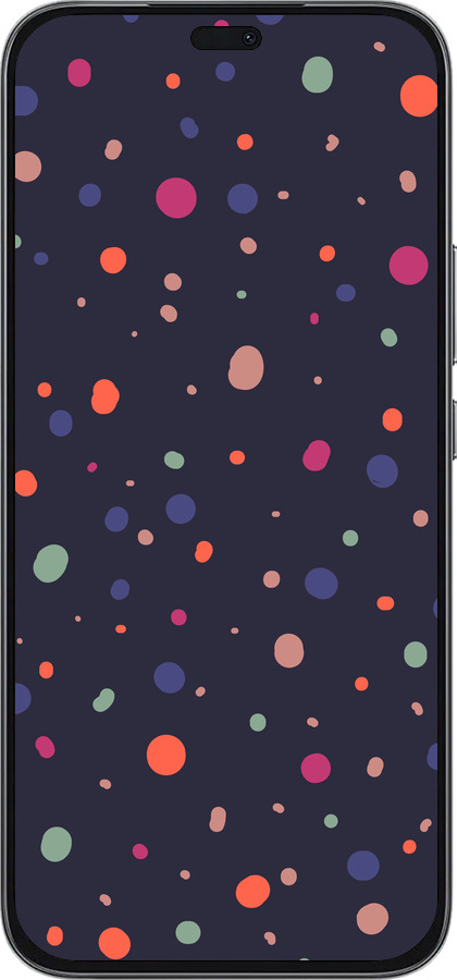 Силиконовый чехол Горошек v2 для Huawei Honor 400 Lite 5G - 5599u-3993 изображение 