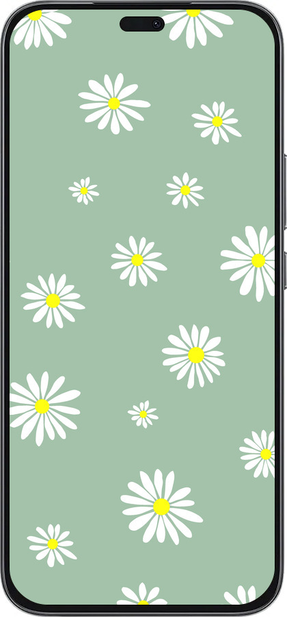 Силиконовый чехол Ромашки v4 для Huawei Honor 400 Lite 5G - 5603u-3993 изображение 