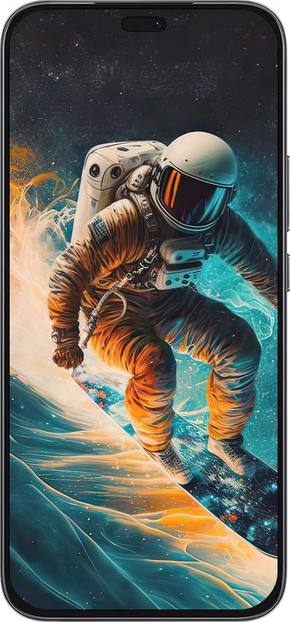 Силиконовый чехол Сноубордист для Huawei Honor 400 Lite 5G - 5604u-3993 изображение 