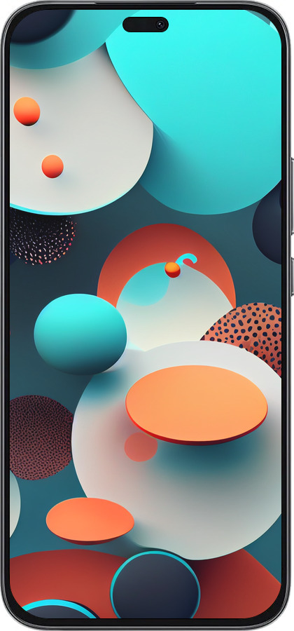 Силиконовый чехол Горошек абстракция для Huawei Honor 400 Lite 5G - 5608u-3993 изображение 