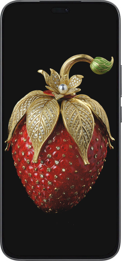 Силиконовый чехол Клубника v3 для Huawei Honor 400 Lite 5G - 5638u-3993 изображение 