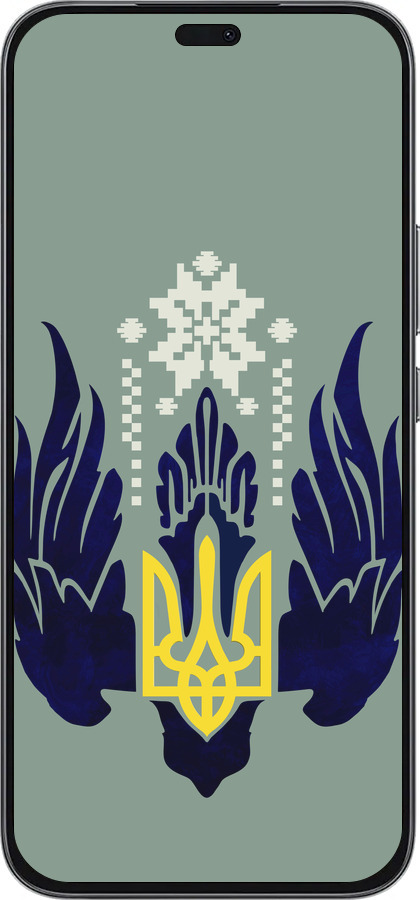 Силиконовый чехол Тризуб с крыльями для Huawei Honor 400 Lite 5G - 5640u-3993 изображение 