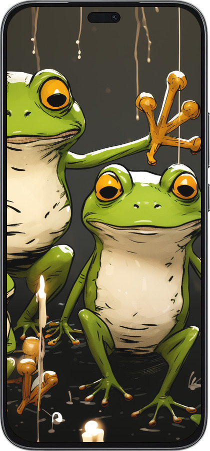 Силиконовый чехол Жабки 2 для Huawei Honor 400 Lite 5G - 5657u-3993 изображение 