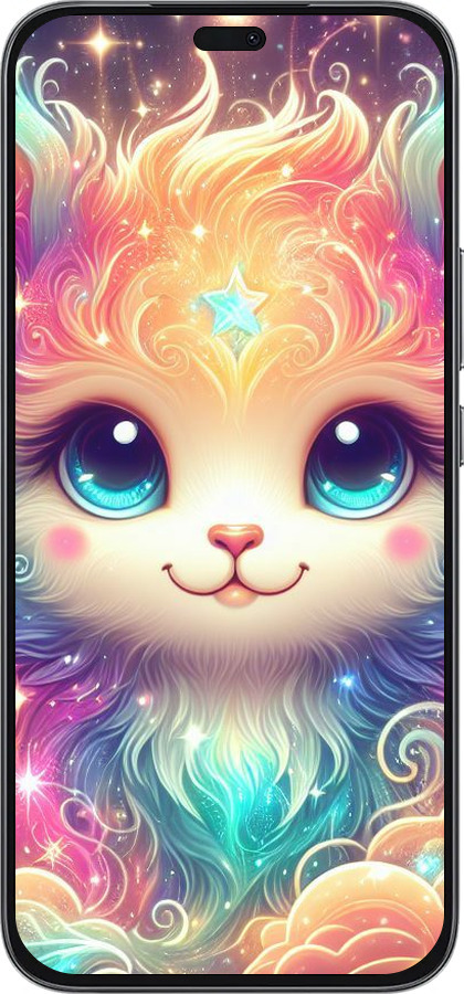 Силіконовий чехол Казкове кошеня для Huawei Honor 400 Lite 5G - 5813u-3993 изображение 