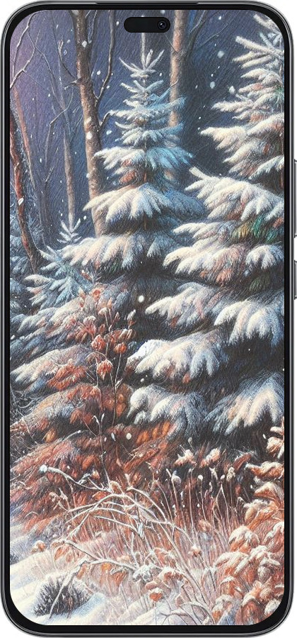 Силиконовый чехол Зимний пейзаж для Huawei Honor 400 Lite 5G - 5814u-3993 изображение 