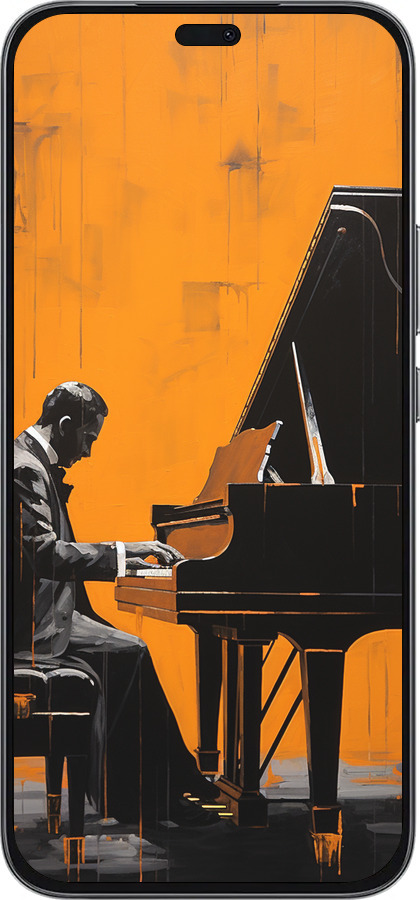 Силиконовый чехол Чехол для телефона Мужчина за Роялем для Huawei Honor 400 Lite 5G - 5938u-3993 изображение 