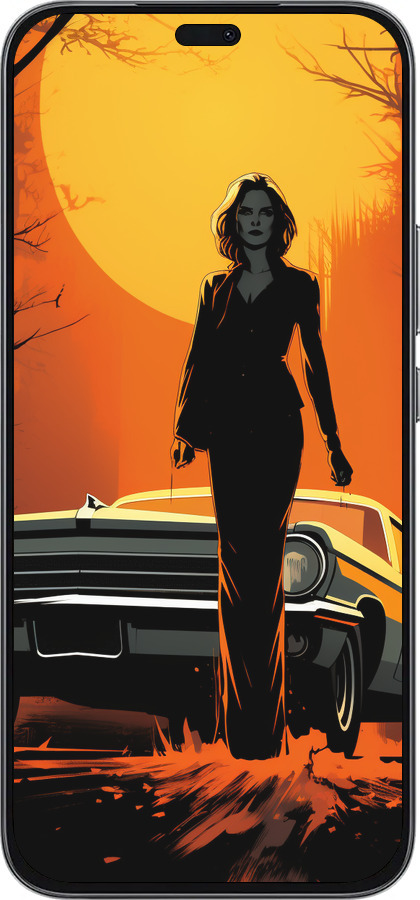 Силиконовый чехол Чехол для телефона Девушка возле автомобиля для Huawei Honor 400 Lite 5G - 5946u-3993 изображение 