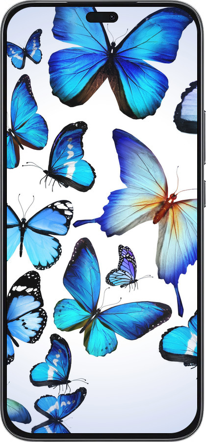 Силиконовый чехол Бабочки для Huawei Honor 400 Lite 5G - 6023u-3993 изображение 