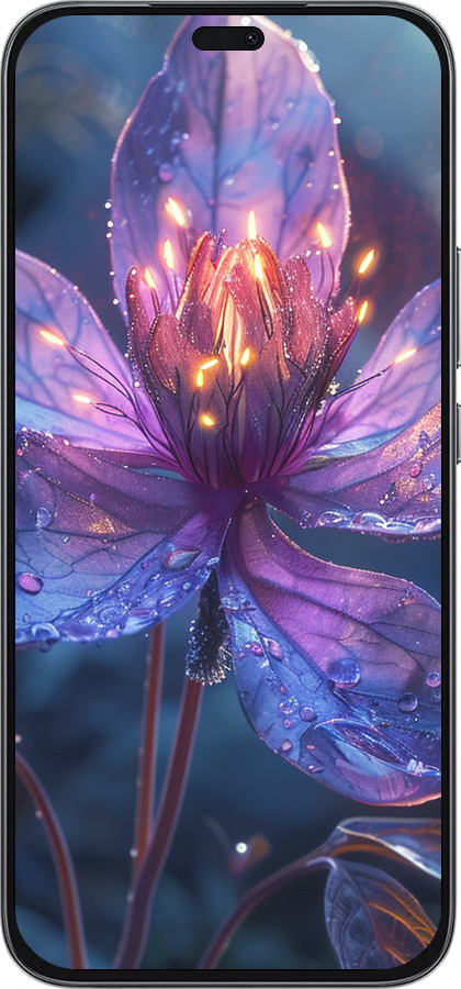 Силіконовий чехол Магічна квітка для Huawei Honor 400 Lite 5G - 6038u-3993 изображение 