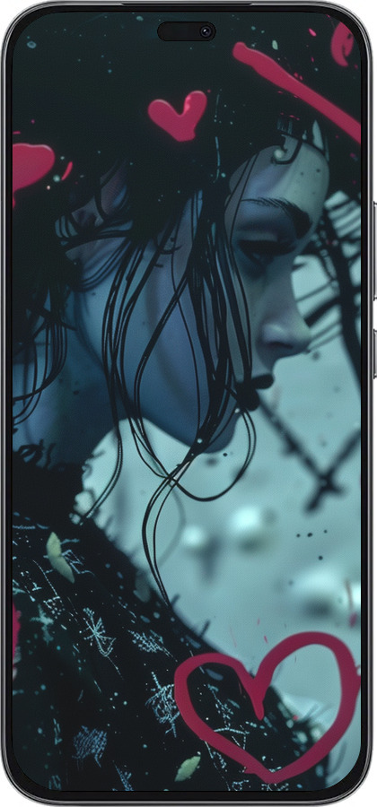 Силиконовый чехол XO Love v2 для Huawei Honor 400 Lite 5G - 6057u-3993 изображение 