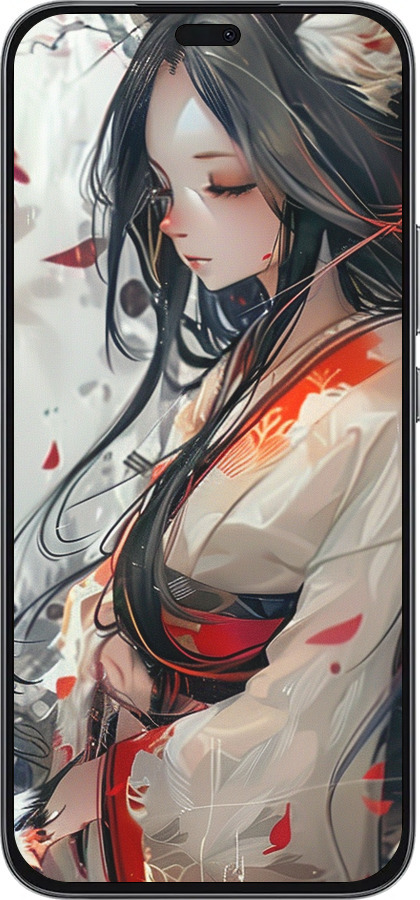 Силиконовый чехол Кицуне для Huawei Honor 400 Lite 5G - 6073u-3993 изображение 