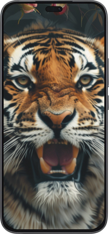 Силиконовый чехол Тигровое величие для Huawei Honor 400 Lite 5G - 6080u-3993 изображение 