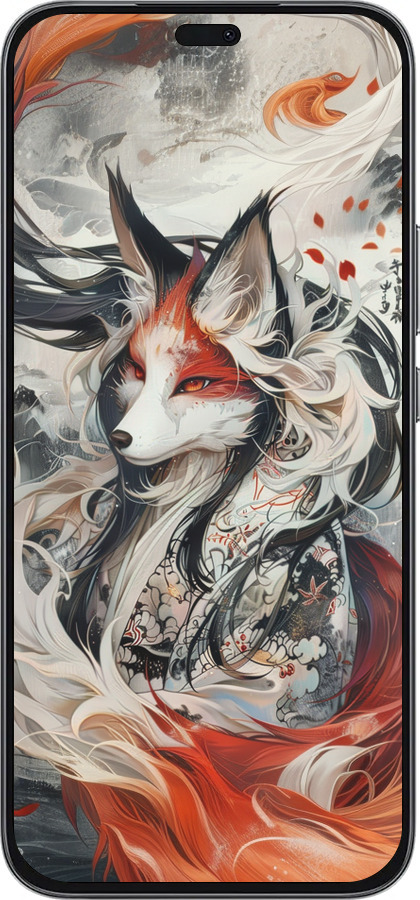 Силиконовый чехол Дух кицунэ' для Huawei Honor 400 Lite 5G - 6107u-3993 изображение 